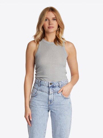 Rich & Royal Top in Grau: Vorderseite