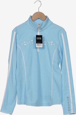 BOGNER Sweatshirt & Zip-Up Hoodie in S in Blue: front