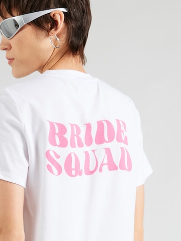 PIECES - Camiseta 'BRIDE' en blanco