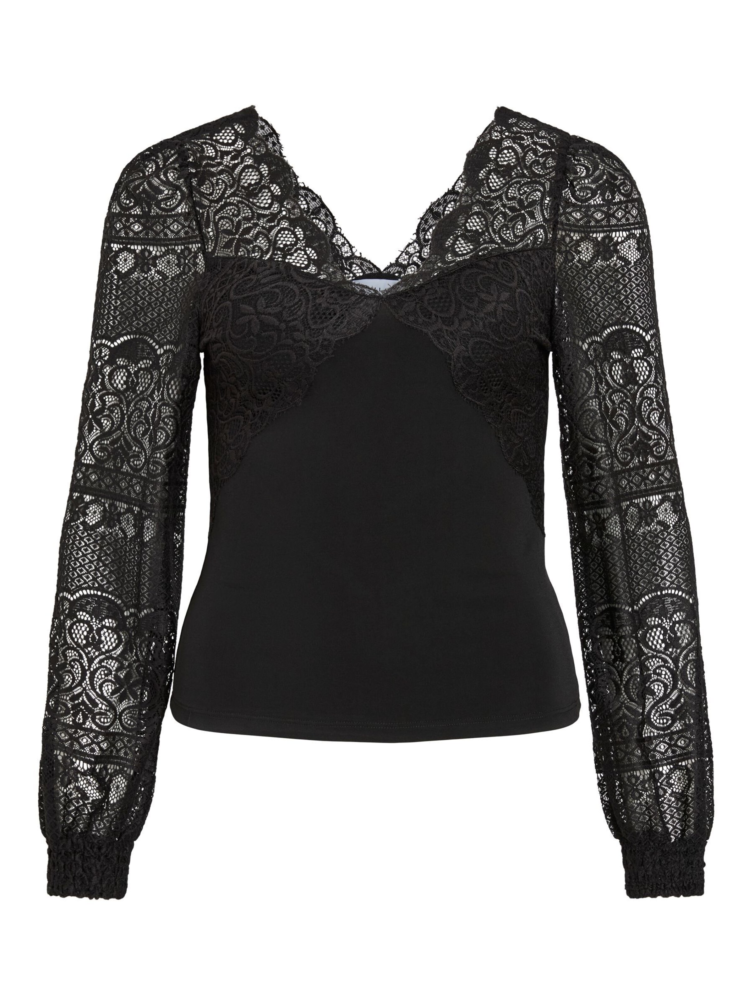 Chemisier 'VIAlia' VILA en noir : devant