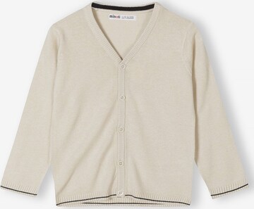 MINOTI Knit Cardigan in Beige: front