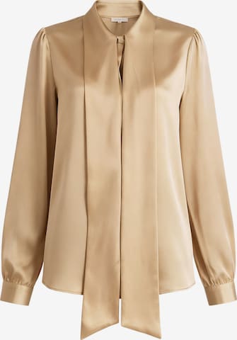 Lilysilk Blouse 'LILYSILK Seidenbluse mit Schleife' in Bruin: voorkant