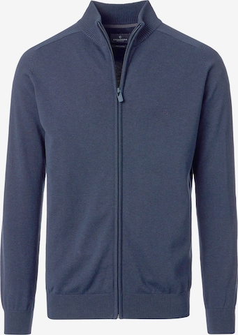 CASAMODA Strickjacke 'Basic' in Blau: Vorderseite