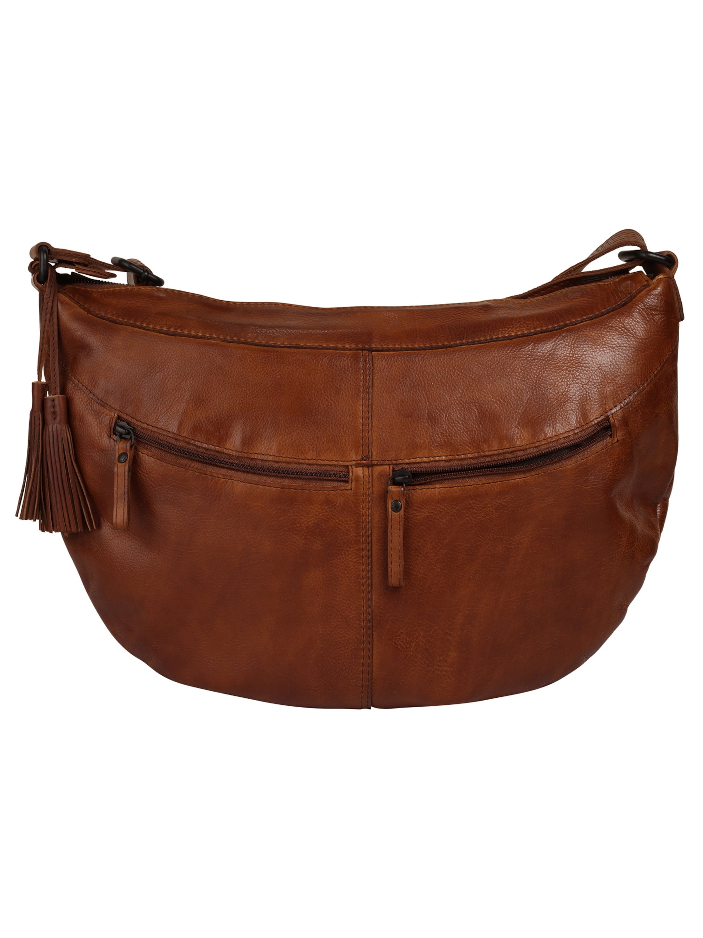 Sac à bandoulière Spikes & Sparrow en marron : devant