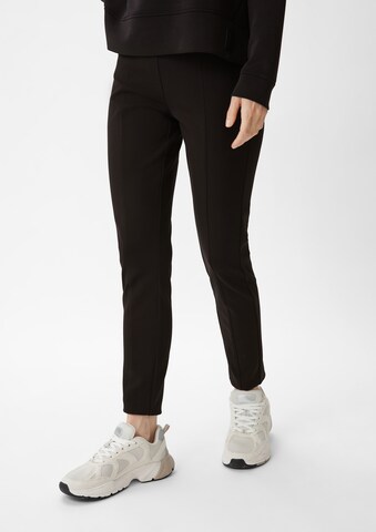 comma casual identity Skinny Leggings i sort: forside