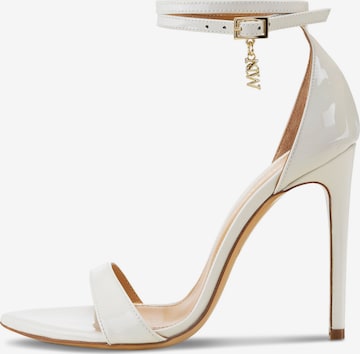 Nicowa Strap Sandals 'Melavia 115' in Beige: front