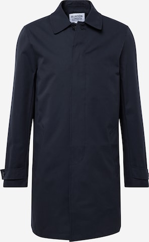 Manteau mi-saison 'Classic Mac' BURTON MENSWEAR LONDON en bleu : devant
