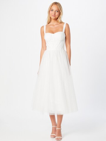 Chi Chi London Evening Dress in White