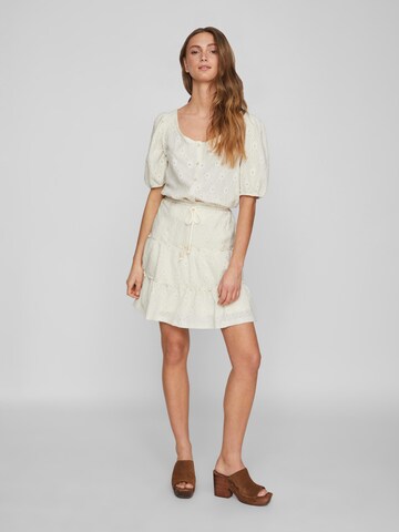 VILA Skirt 'DELLA' in Beige