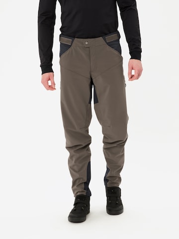 VAUDE Regular Sports trousers 'Qimsa' in Brown: front