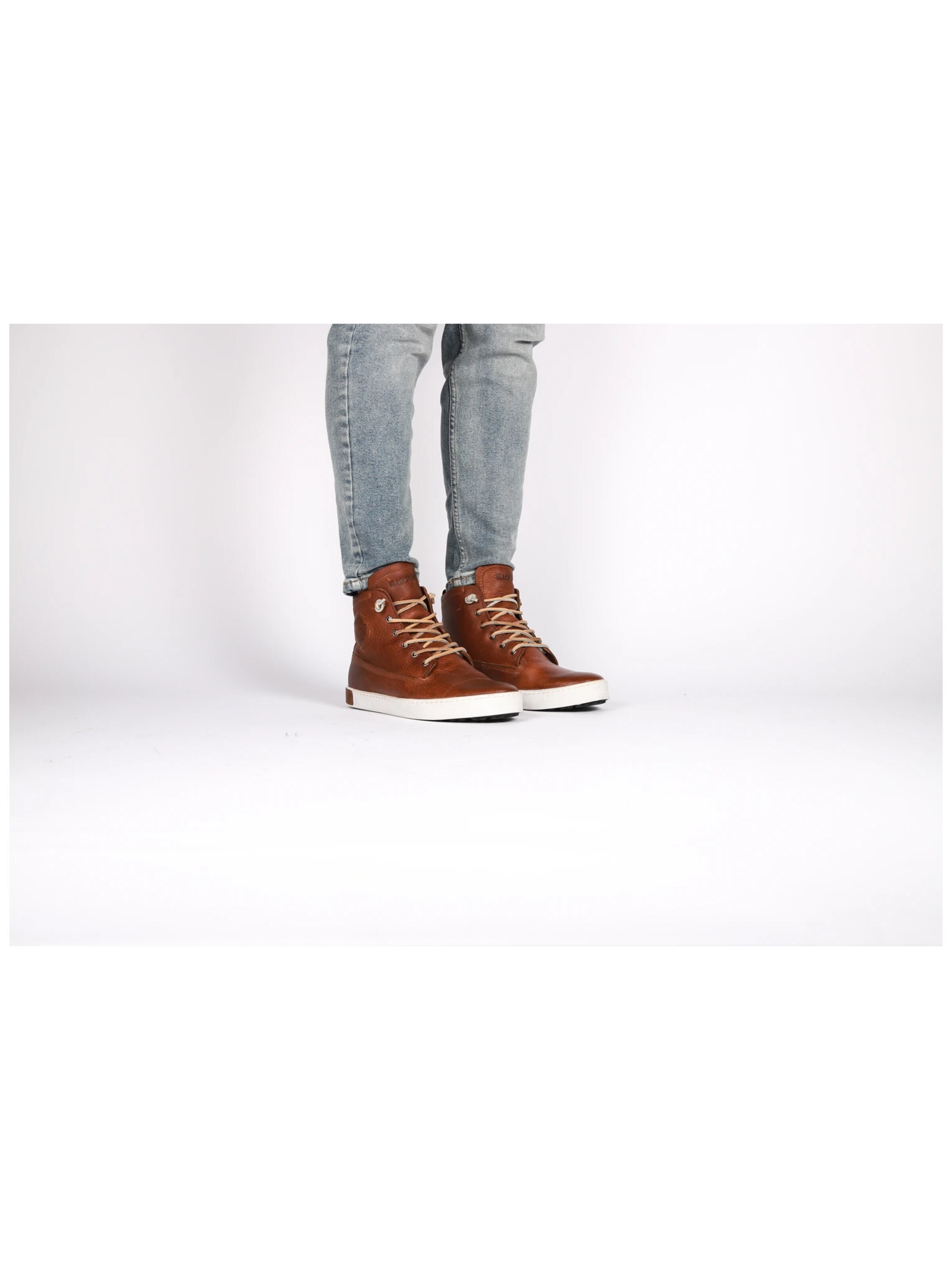 BLACKSTONE Sneakers hoog in Bruin