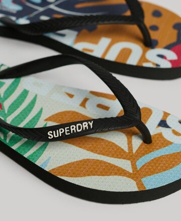 Superdry T-bar sandals in Mixed colours