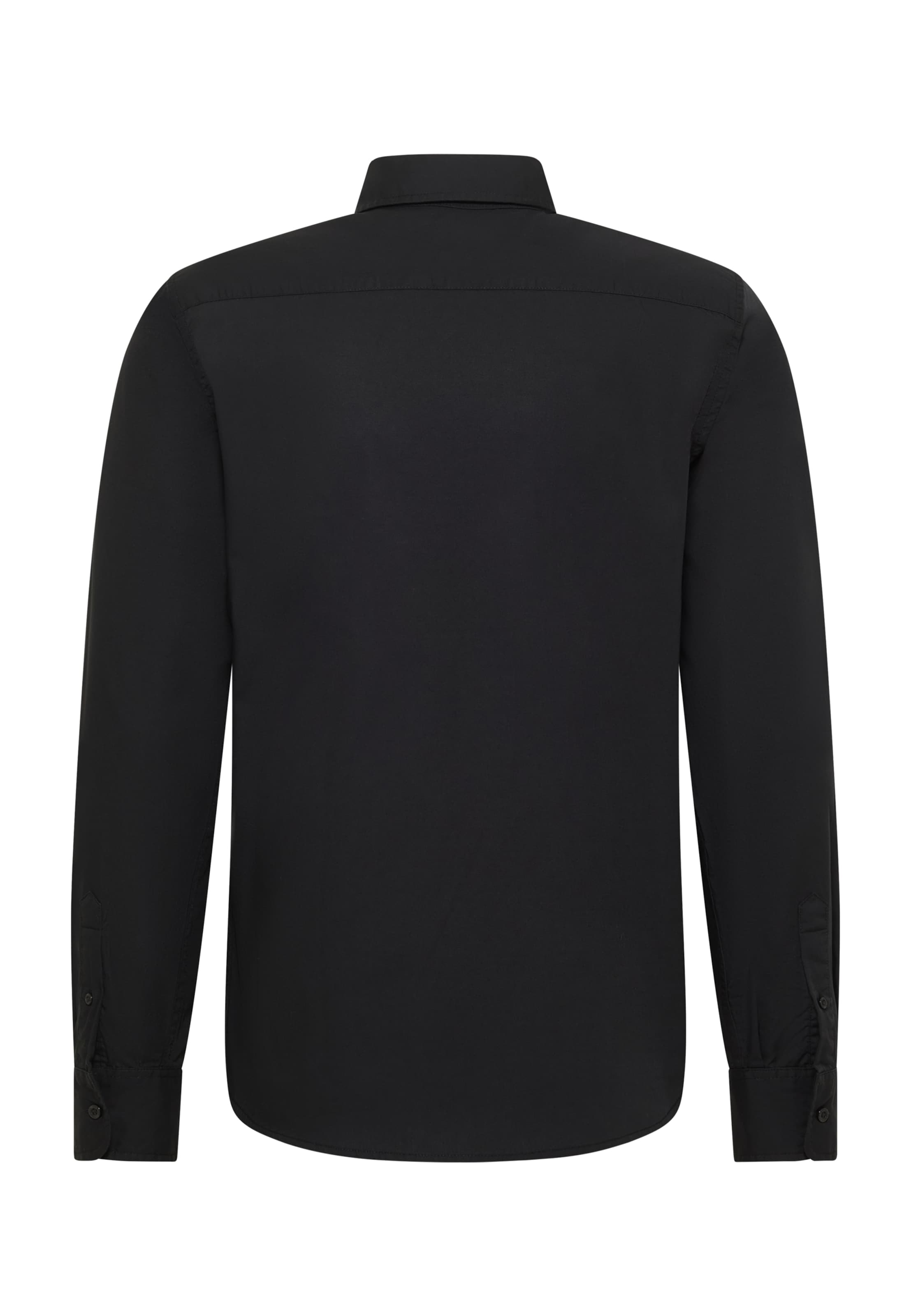 MUSTANG Regular fit Button Up Shirt ' Style Canton ' in Black