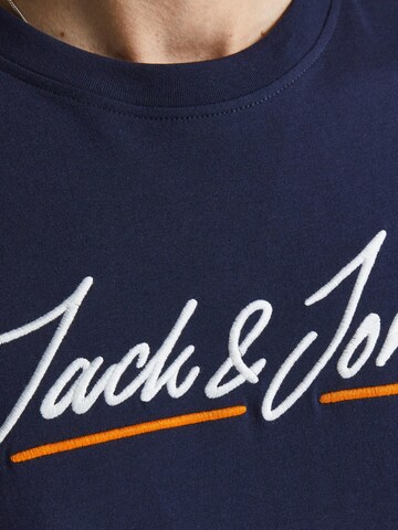 JACK & JONES - Camiseta 'Tons Upscale' en azul
