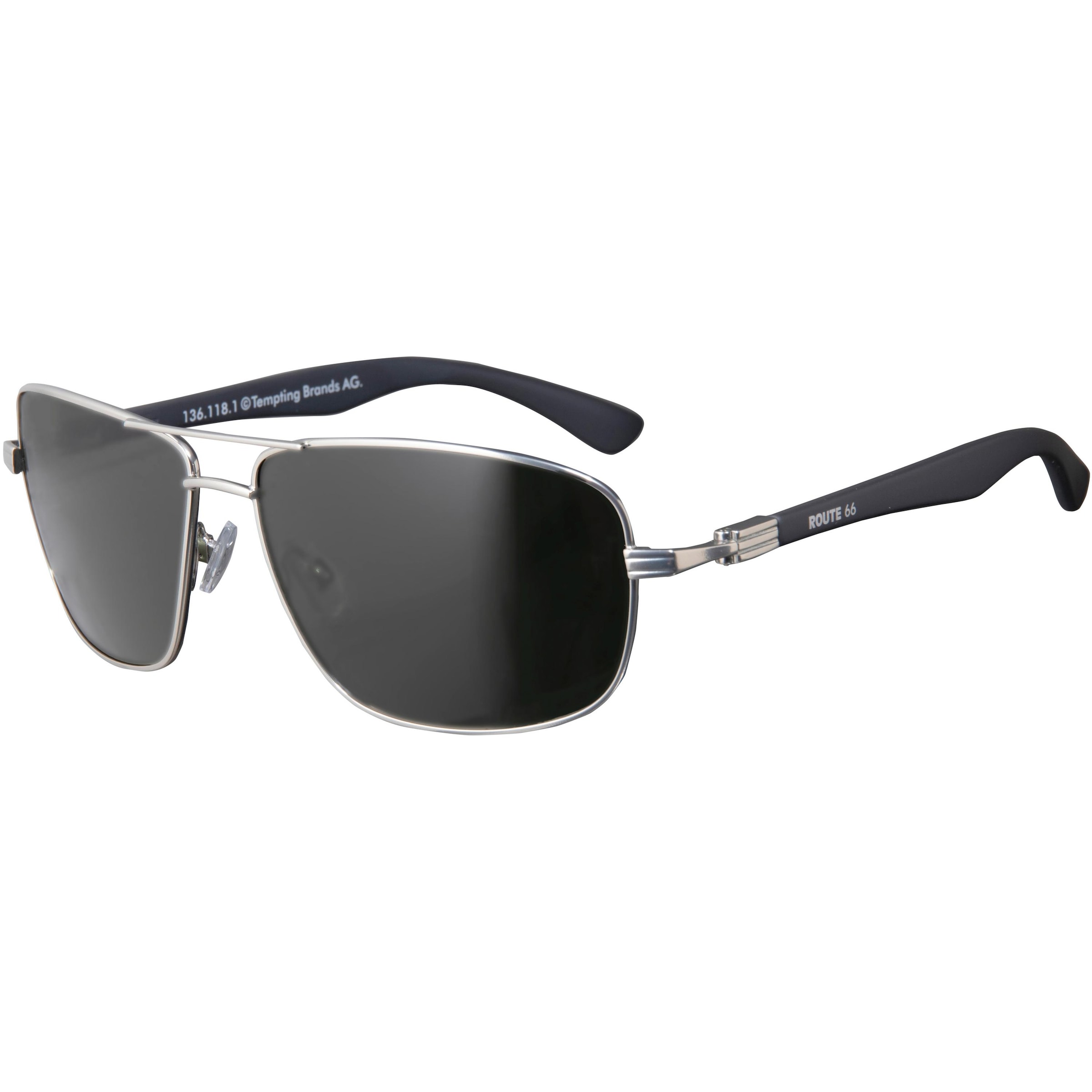 Route 66 Sunglasses in Silver: front