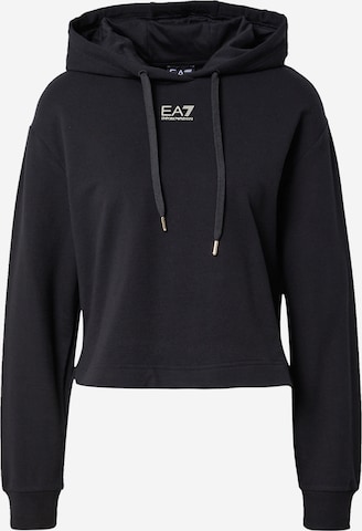 EA7 Emporio Armani Sweatshirt i svart: framsida