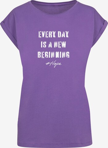 Merchcode Shirt 'Hope 2' in Purple: front