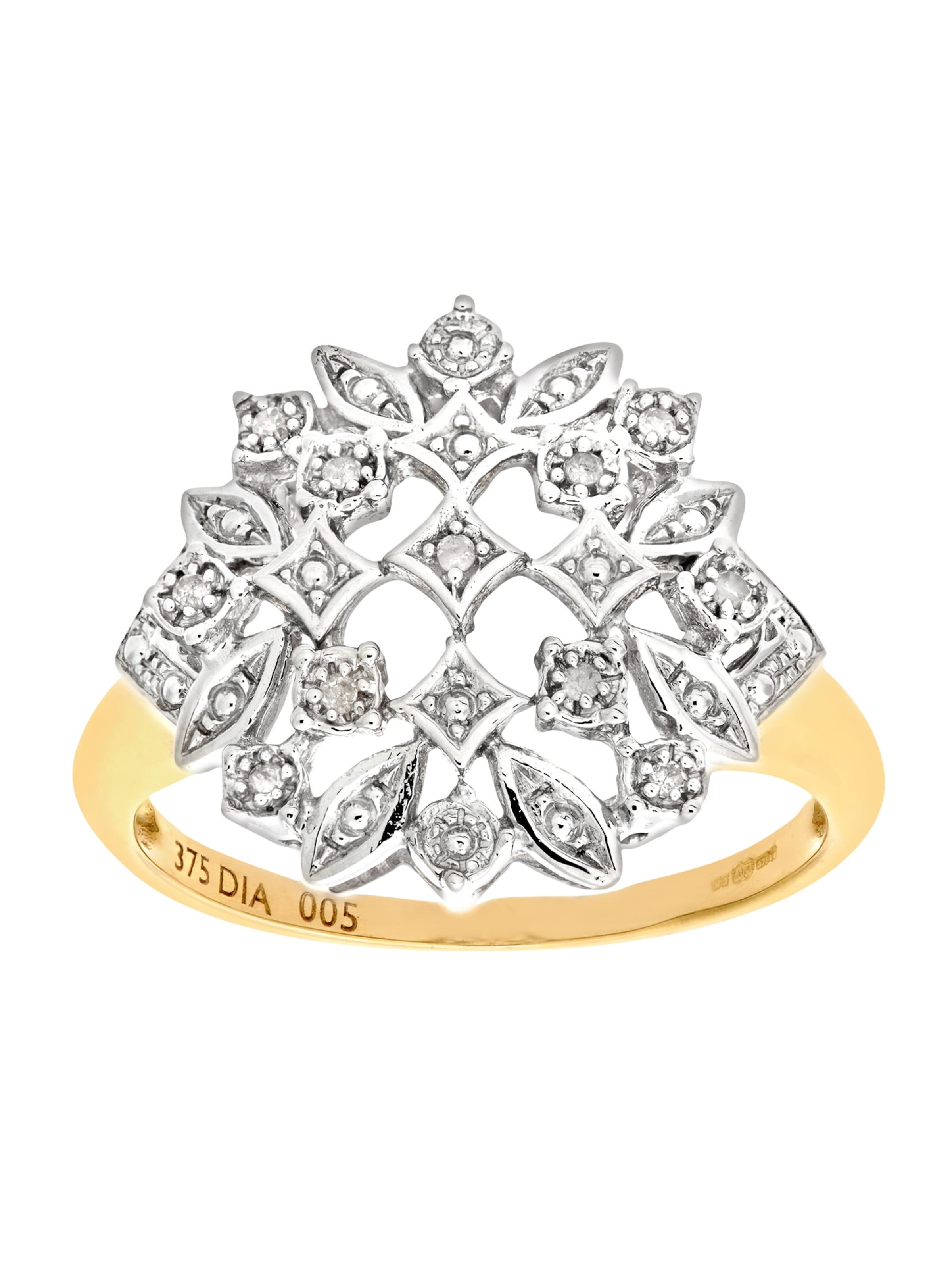DIAMANT LETERNEL Ring in Gold: front
