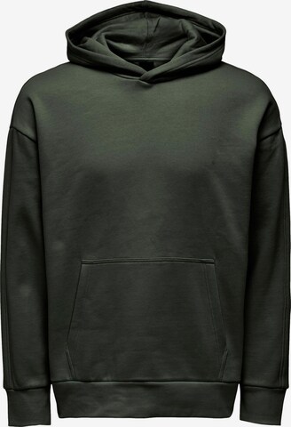 Only & Sons Sweatshirt in Green: front