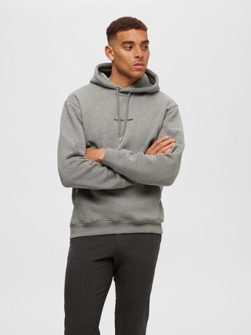 SELECTED HOMME Sweatshirt 'Hankie' in Grey