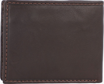 TOM TAILOR Wallet 'Lary' in Brown