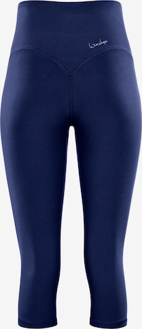 Winshape Skinny Športové nohavice 'HWL217C' - Modrá