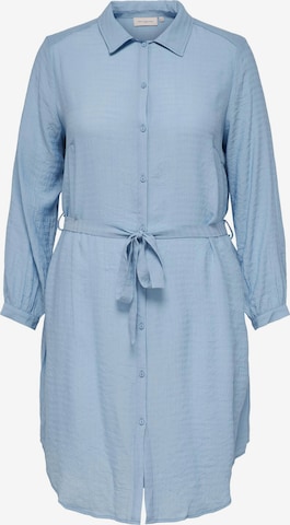 ONLY Carmakoma Košilové šaty 'Talla' – modrá: přední strana