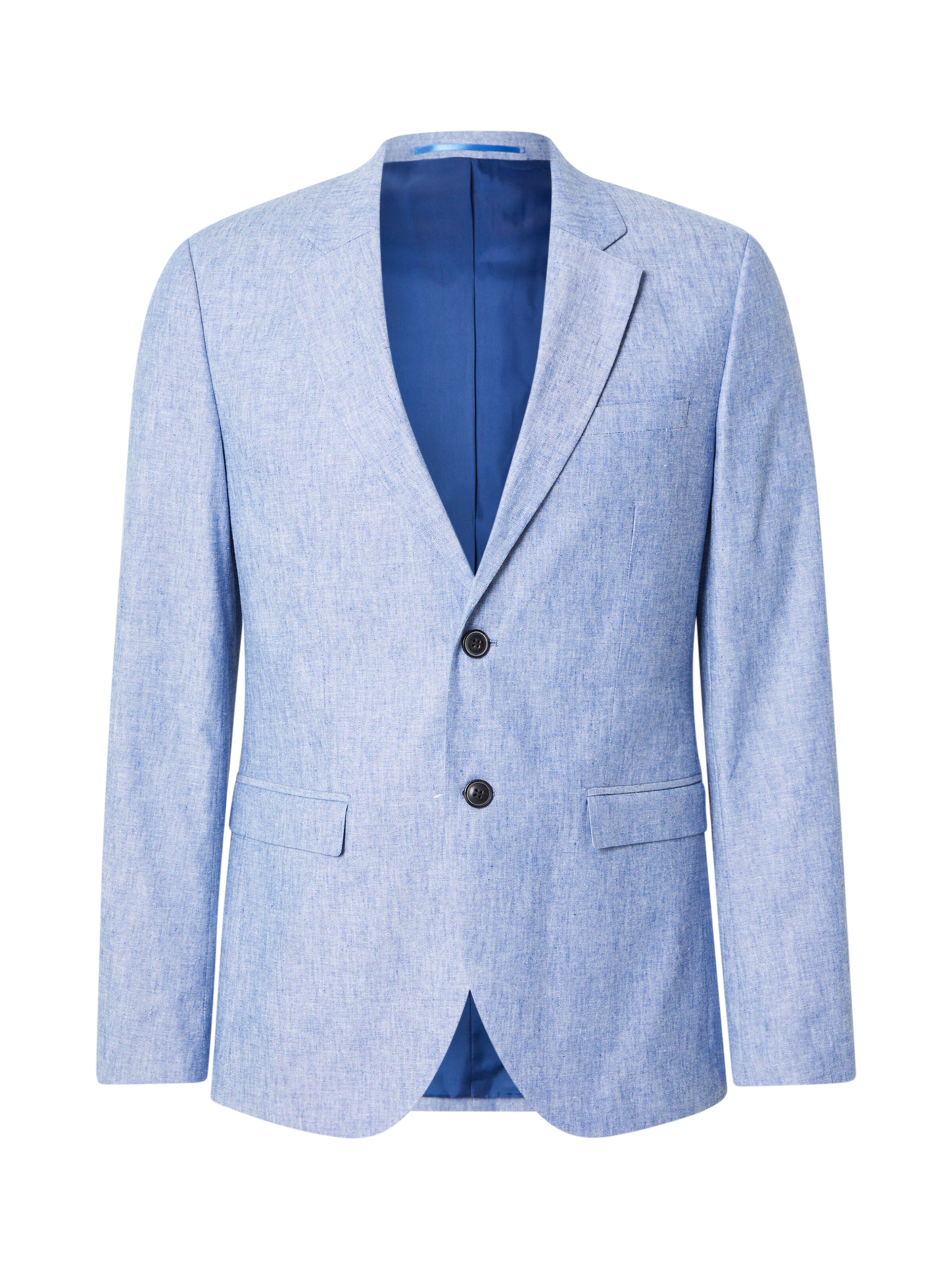 mėlyna JACK & JONES Priglundantis modelis Klasikinis švarkas 'JPRRIVIERA': priekis