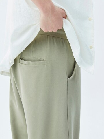 VAMOS CLO Wide leg Trousers 'Humble' in Green
