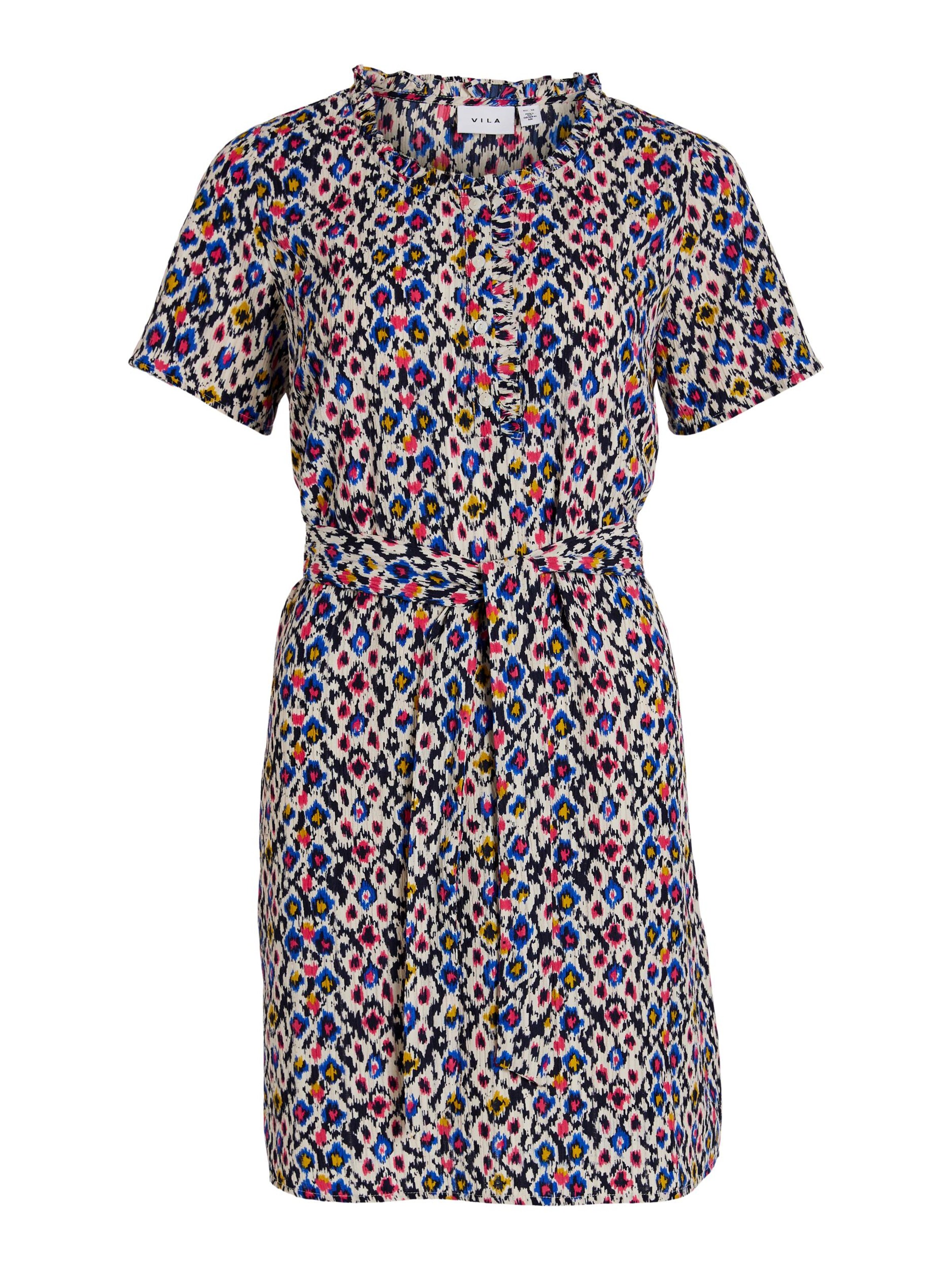 VILA Shirt Dress 'Sille' in Beige: front