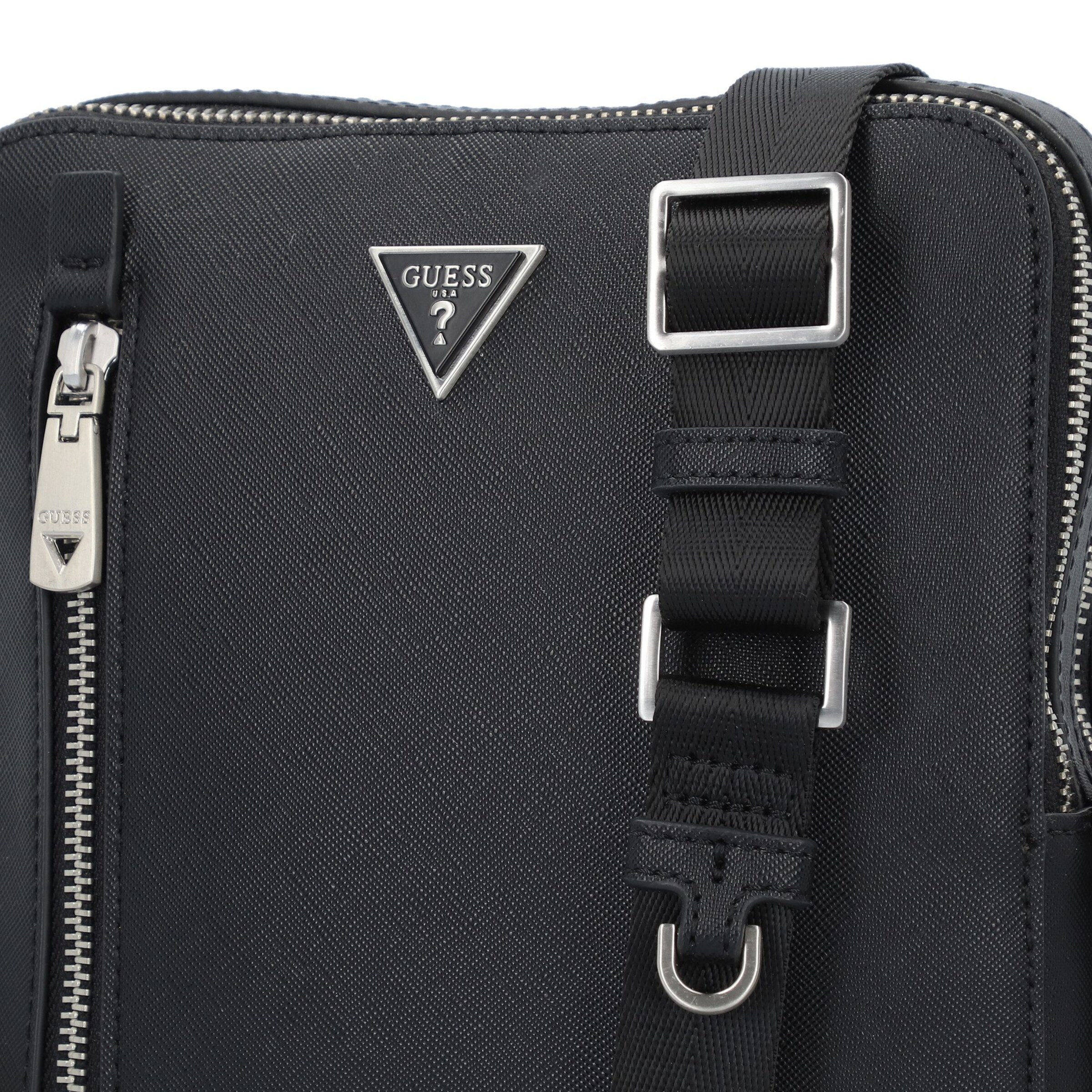 GUESS Olkalaukku 'Torino' värissä musta