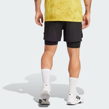 ADIDAS PERFORMANCE Slim fit Sports trousers in Black