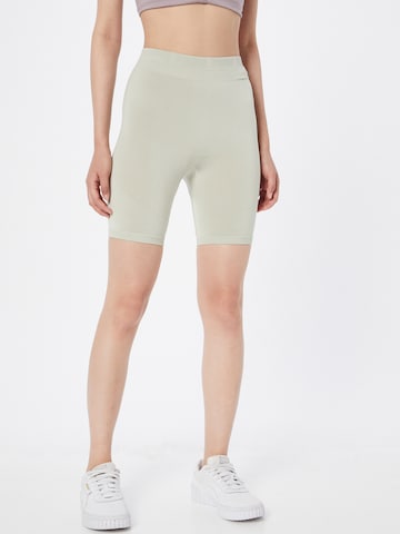 PUMA - Skinny Pantalón deportivo en verde: frente