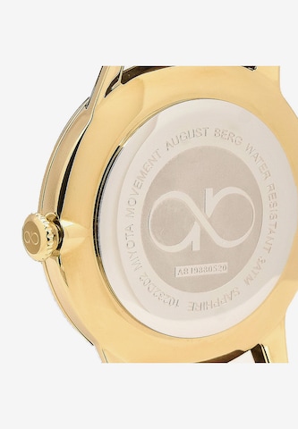 August Berg Analog Watch in Gold