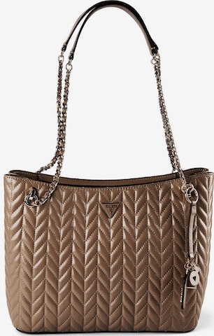 Borsa a mano 'Cheryl' di GUESS in marrone: frontale