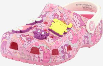 Crocs Sandali 'Hello Kitty' | roza barva: sprednja stran