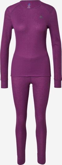 Lenjerie modelatoare 'ACTIVE WARM ECO' ODLO pe gri / mov zmeură, Vizualizare produs