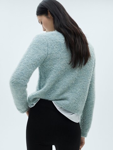 MANGO Strickjacke 'Botijo' in Blau