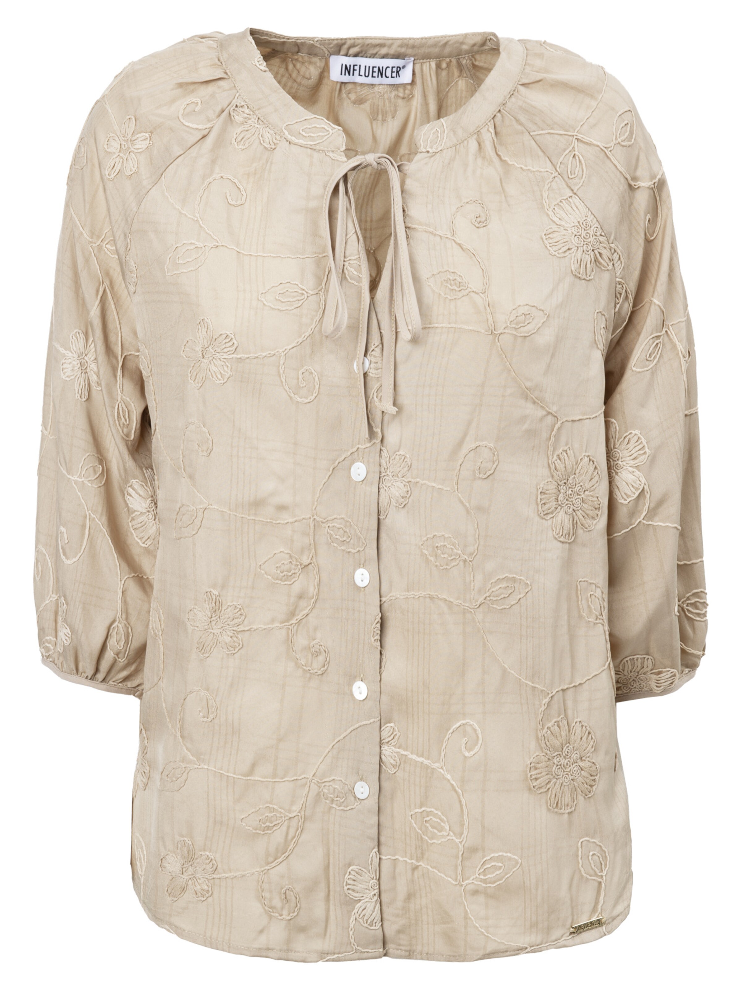 Influencer - Blusa en beige: frente