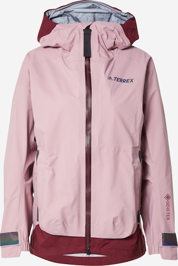 adidas Terrex Яке Outdoor 'MYSHELTER' в сиво / светлолилаво / бордо, Преглед на продукта