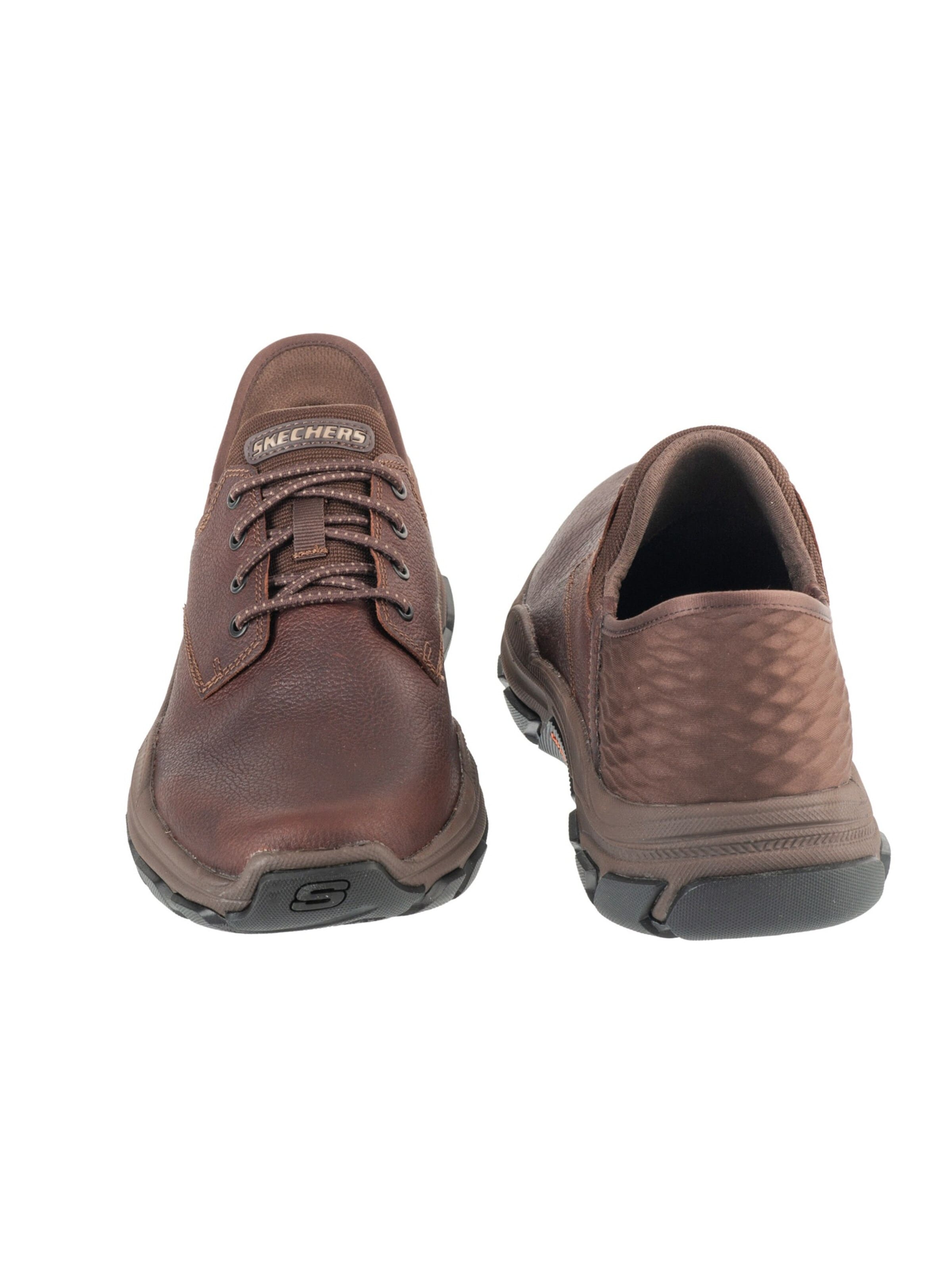 SKECHERS Sneakers laag 'Respected - Garrett' in Bruin