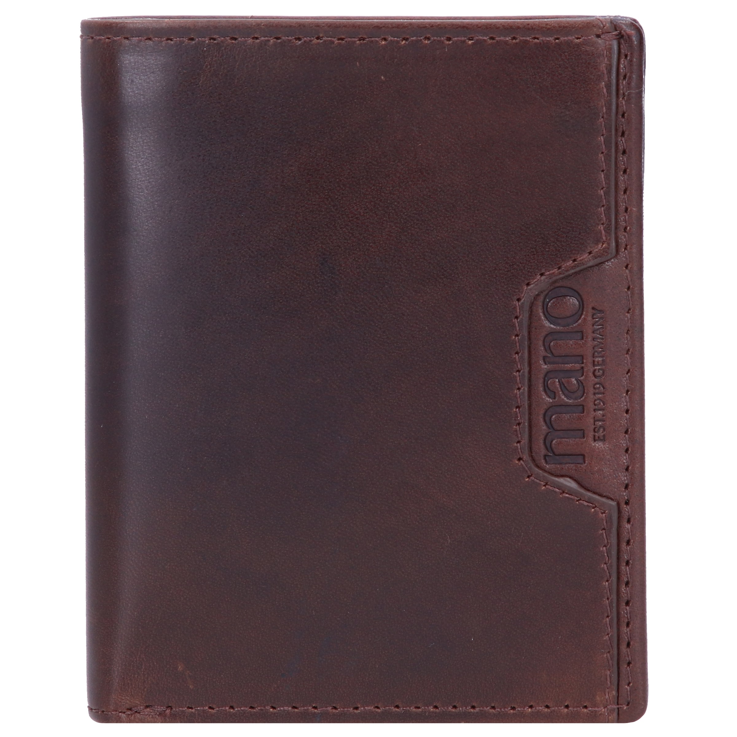mano Kartenetui 'Don Marco' in Braun: Vorderseite