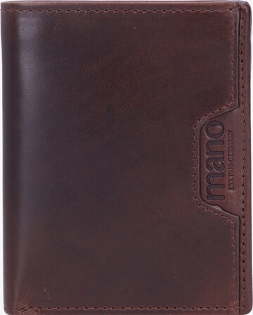 mano Wallet 'Don Marco' in Brown: front