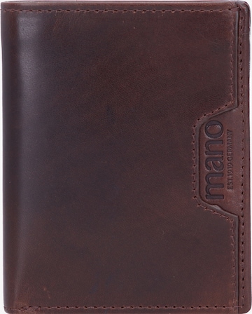 mano Wallet 'Don Marco' in Brown: front