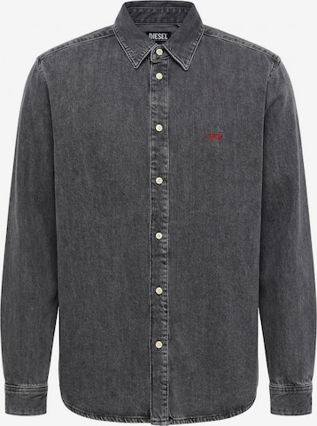 DIESEL Overhemd 'D-SIMPLY' in Grijs: voorkant