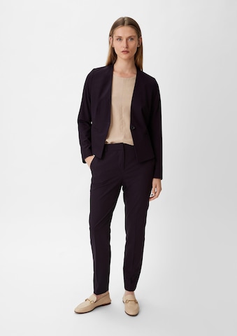 Coupe slim Pantalon COMMA en noir