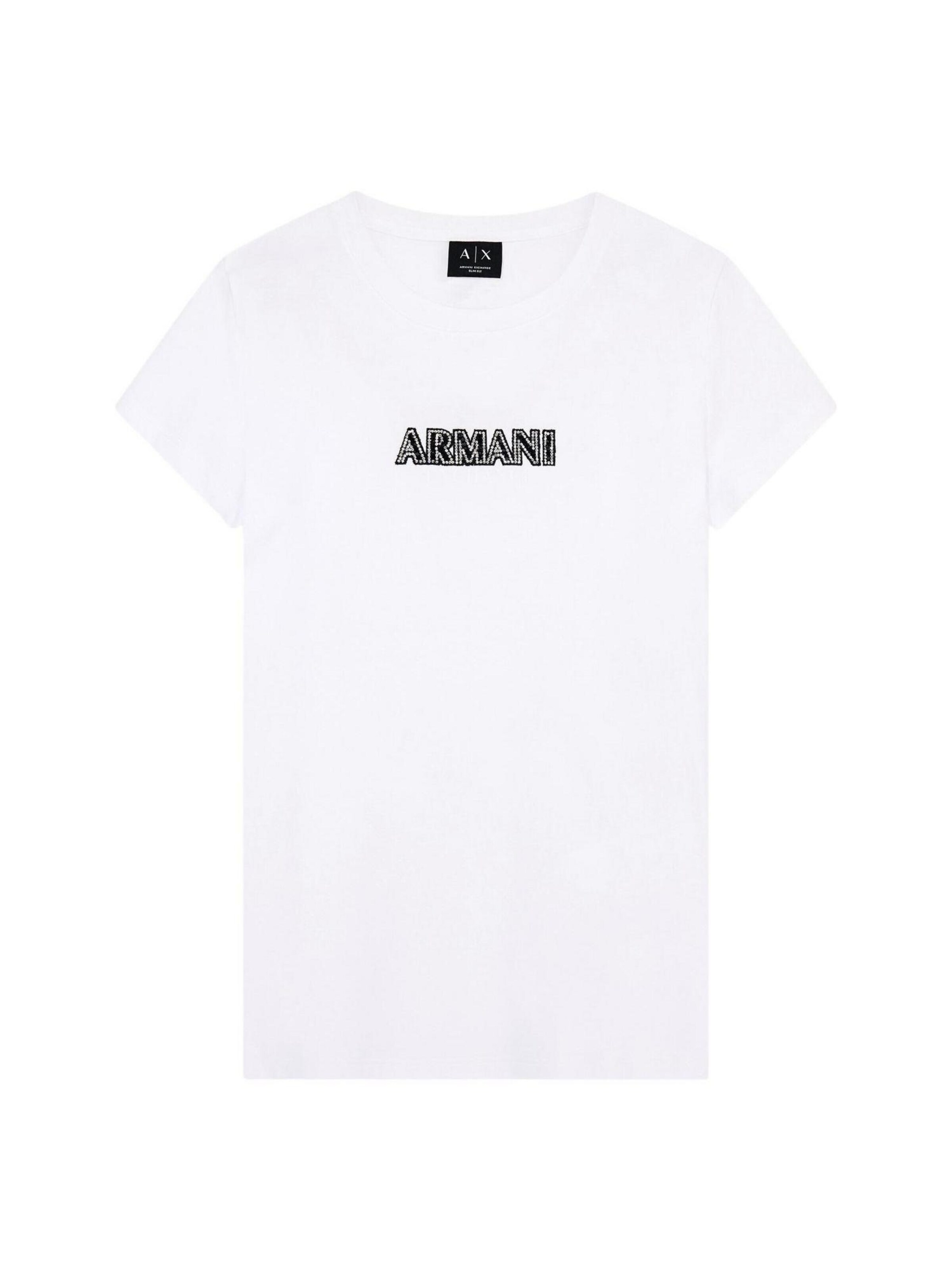 Maglietta 'XW002550 AF10356' di ARMANI EXCHANGE in bianco: frontale