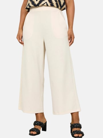 Wide Leg Pantalon 'SIHAM' Soyaconcept en blanc : devant
