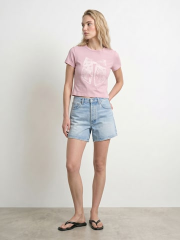 HYPEDROP Koszulka 'Brooke' w kolorze różowy