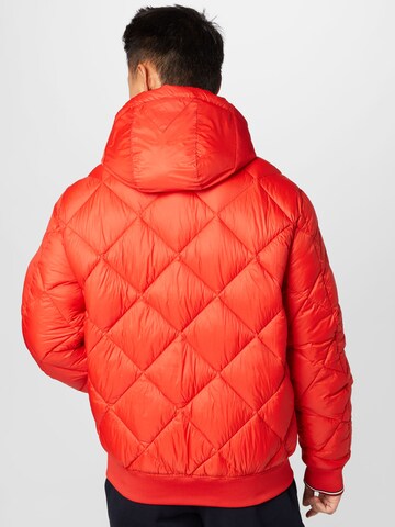 TOMMY HILFIGER Between-Season Jacket 'Diamond' in Red